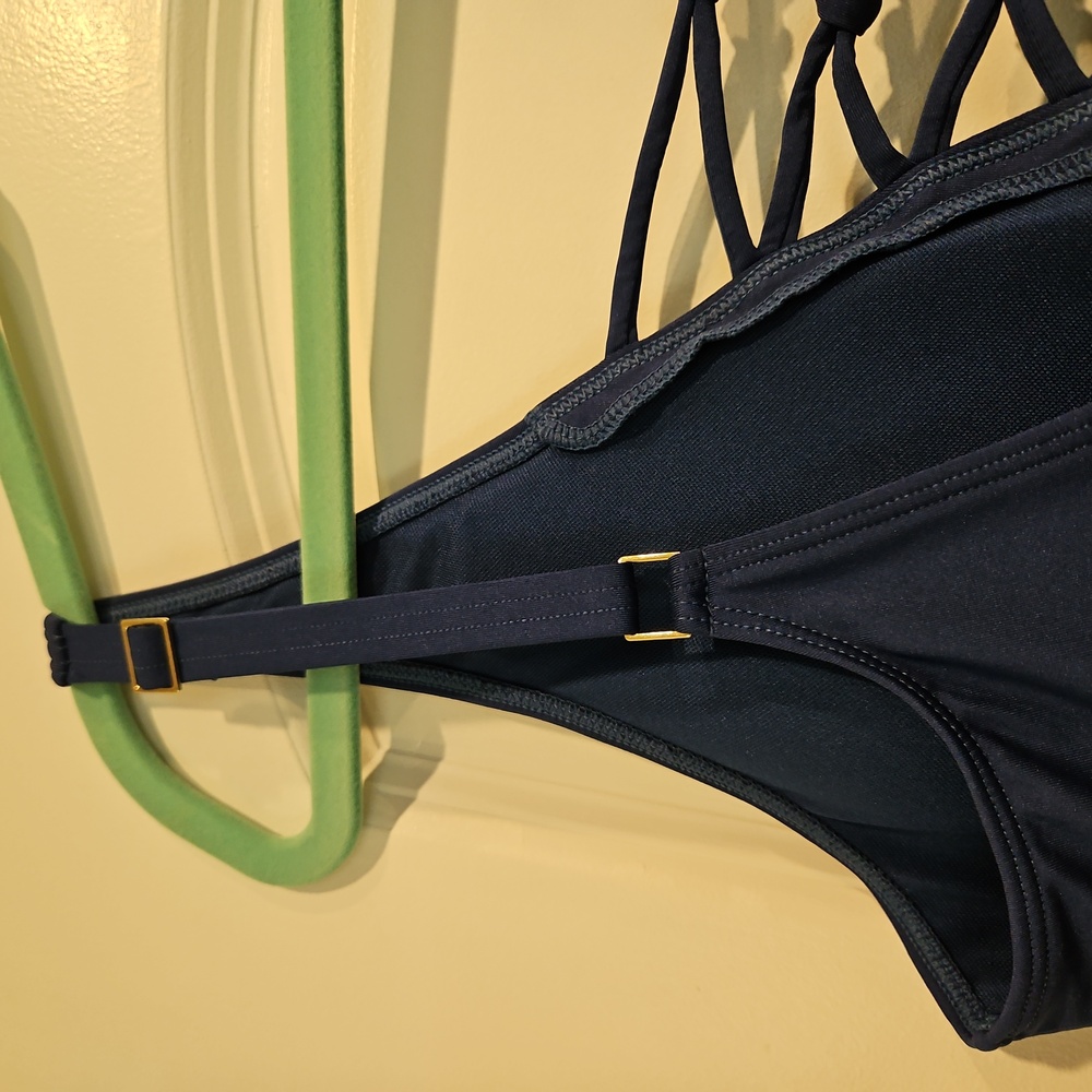 Lilly PulitzerIsle Lattice One-Piece Swimsuit size 16 NWOT blue - Picture 4 of 6